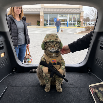 Kitty Soldier Outfit